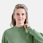 La Marey Classic Crewneck Jumper (Size 12 to 14) - Green