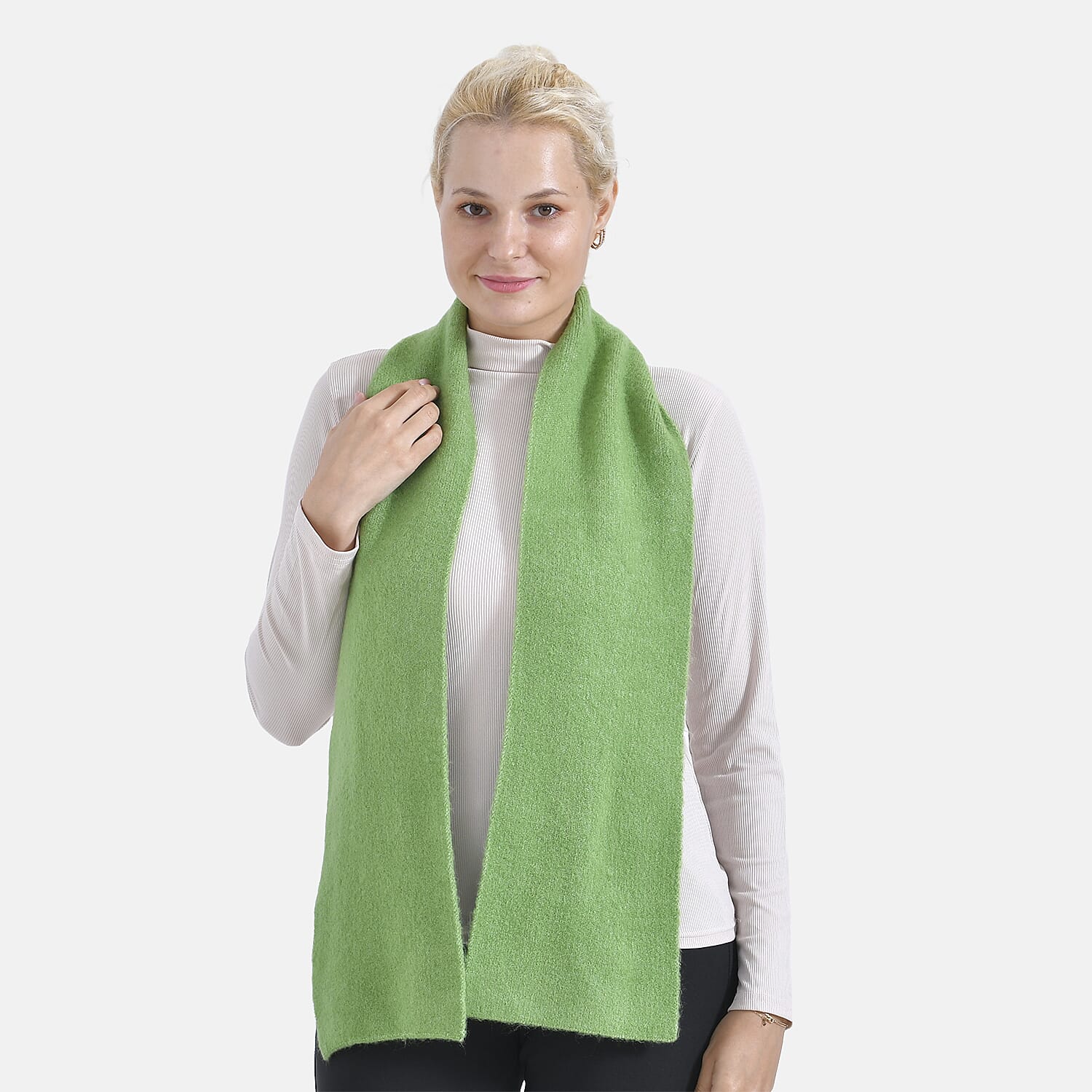 La Marey Plain Scarf (One Size) - Green 7851242 0
