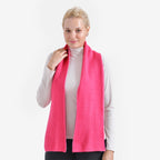 La Marey Plain Scarf (One Size) - Red