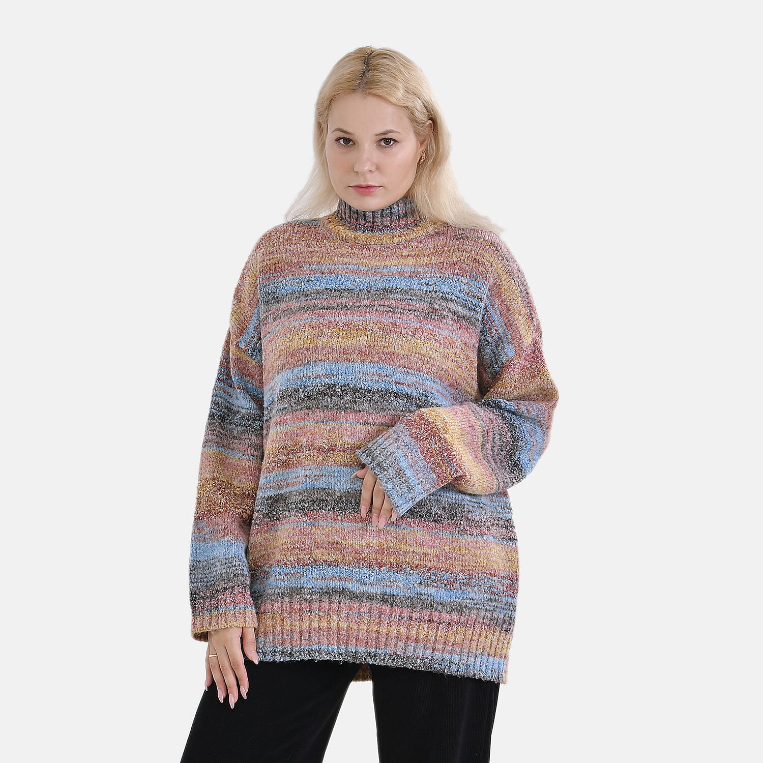 La Marey Abstract Jumper (Size XL) Blue &amp; Red 7809677 0