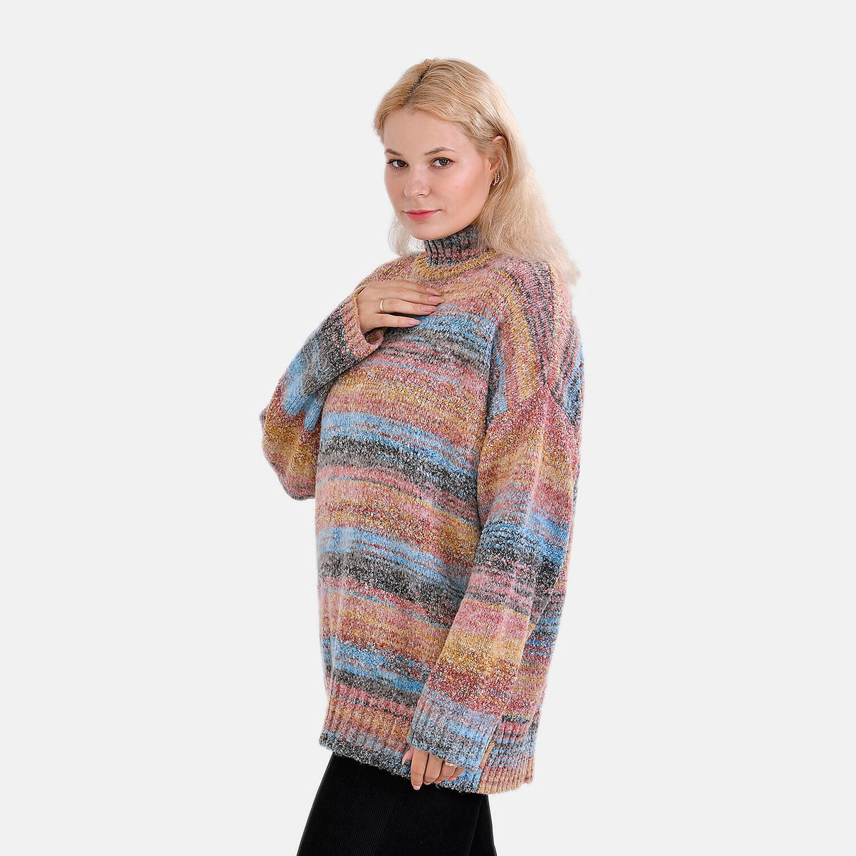 La Marey Abstract Jumper (Size XL) Blue &amp; Red 7809677 3