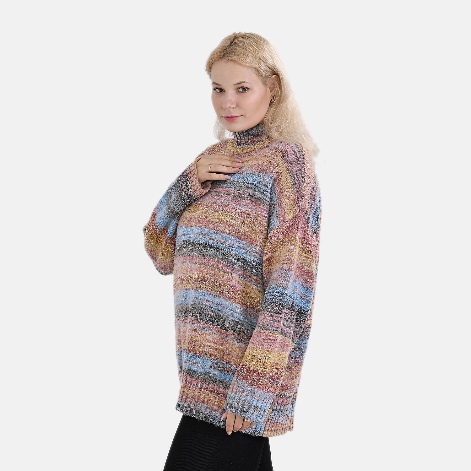 La Marey Abstract Jumper (Size XL) Blue &amp; Red 7809677 3