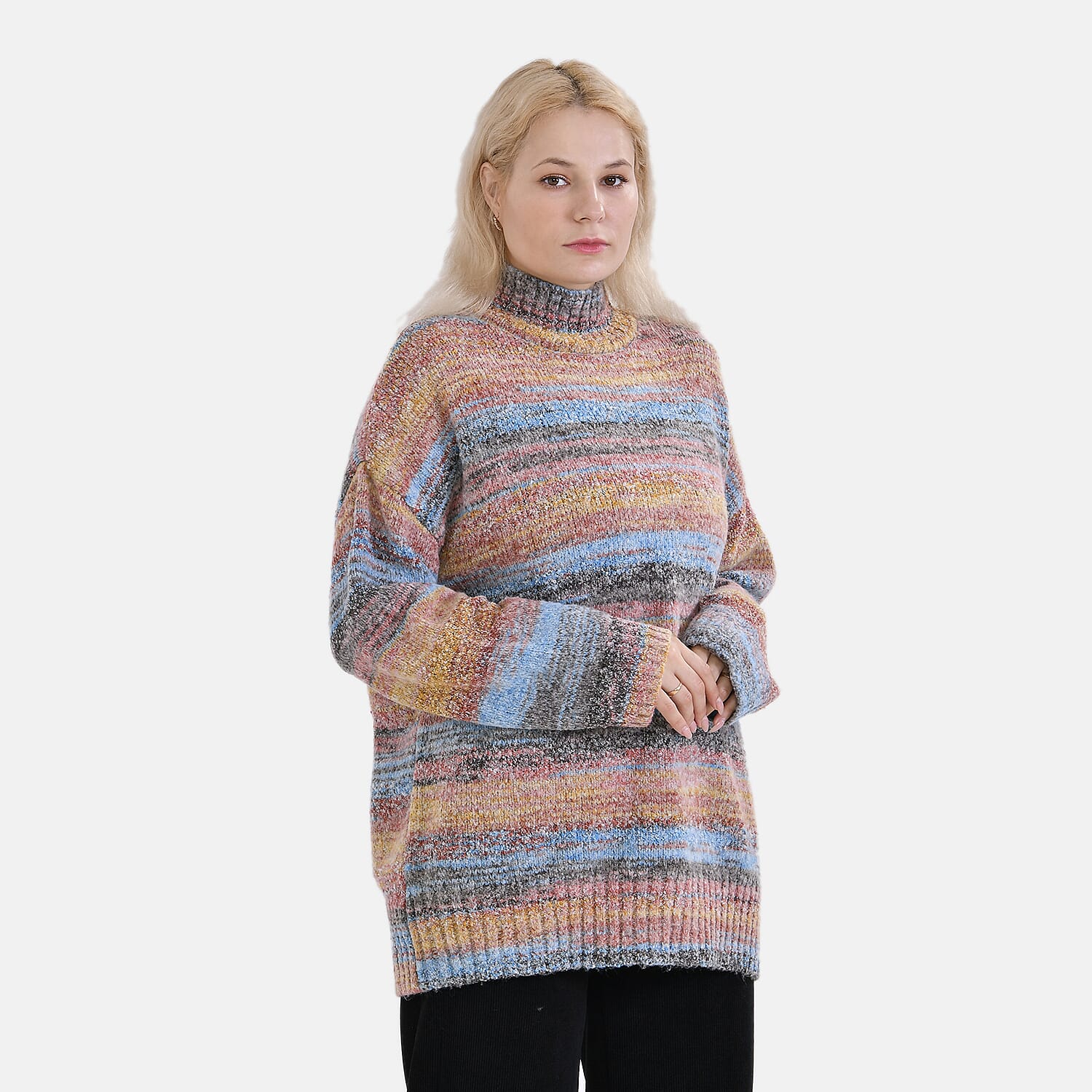 La Marey Abstract Jumper (Size XL) Blue &amp; Red 7809677 4