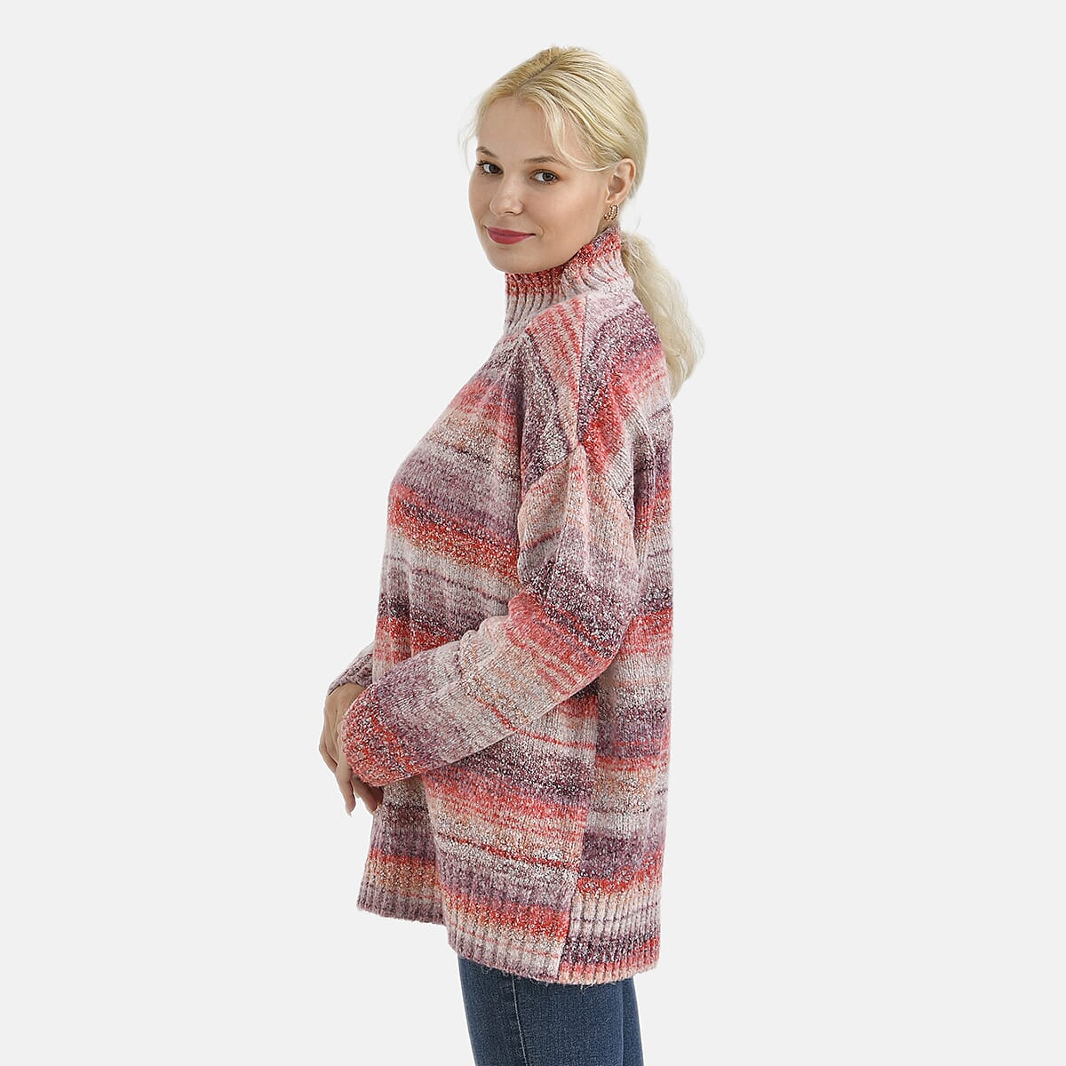 La Marey Multi-Coloured Striped Jumper 7811795 3