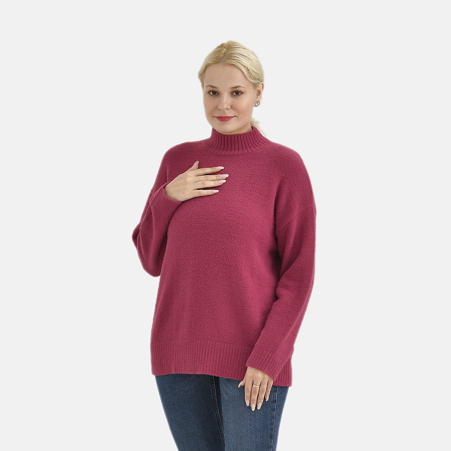 La Marey Alpaca-like Solid Womens Jumper 7822156 0