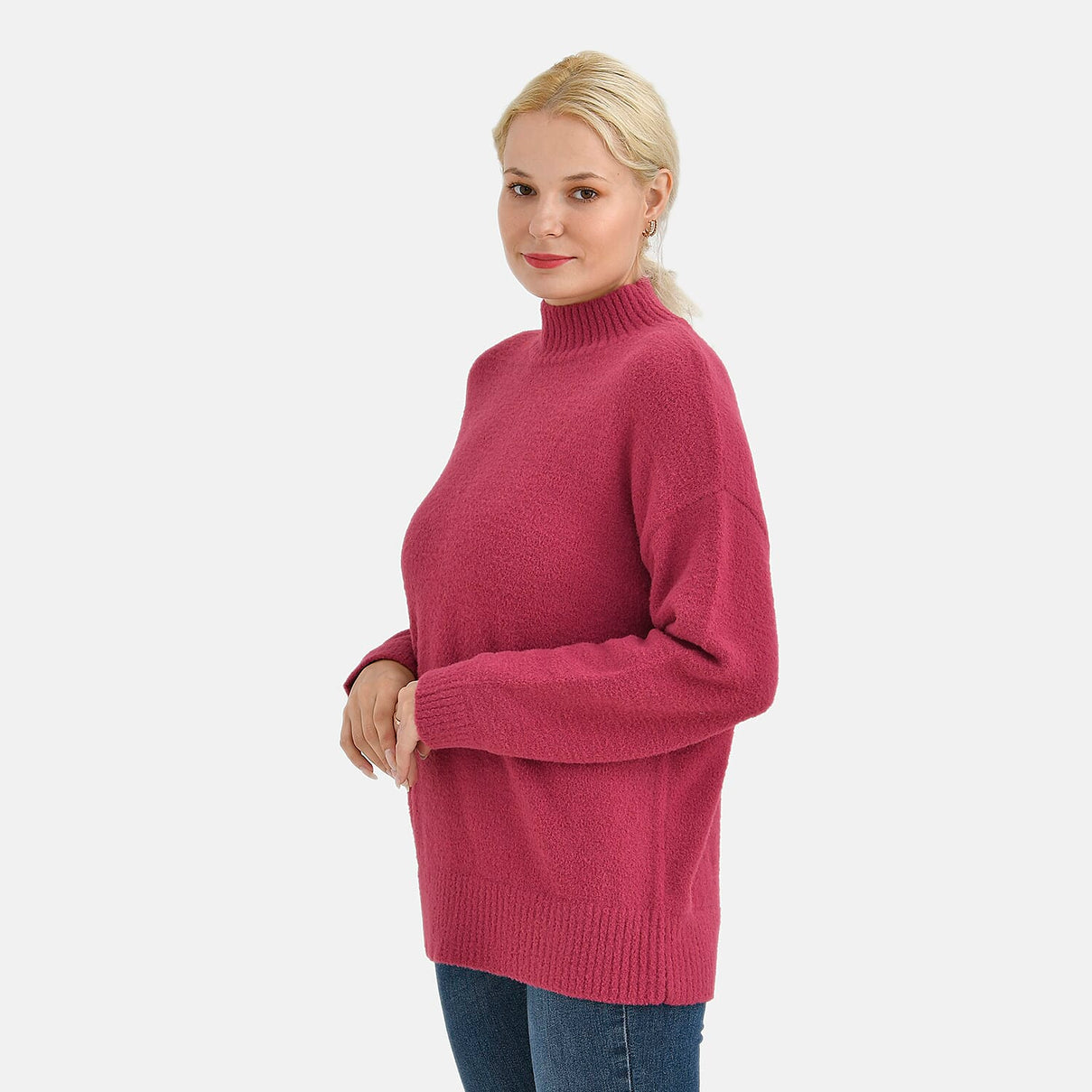 La Marey Alpaca-like Solid Womens Jumper 7822156 3