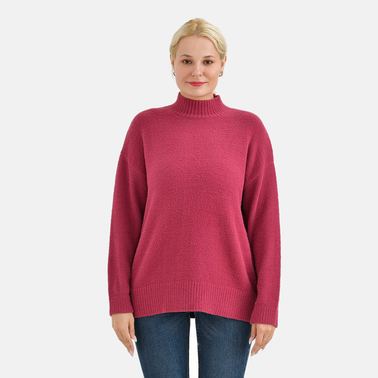 La Marey Alpaca-like Solid Womens Jumper 7822156 4