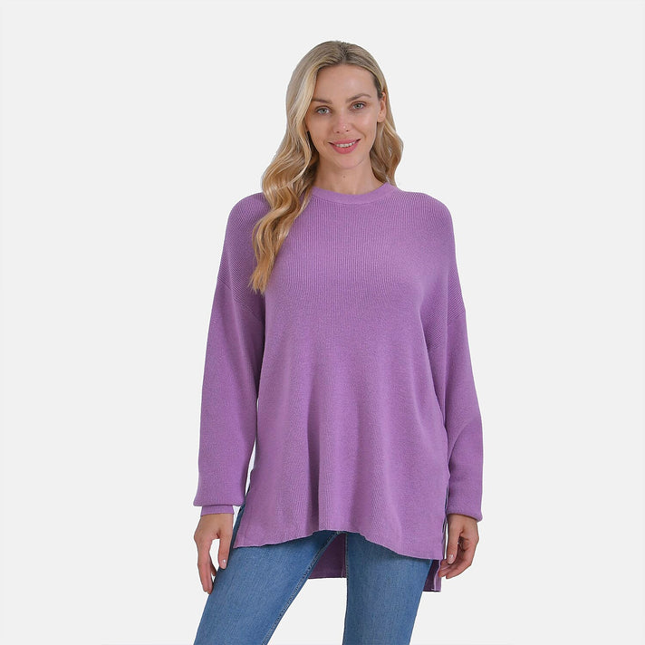 La Marey Balloon Sleeve Jumper (Size M) - Purple 7931769 1