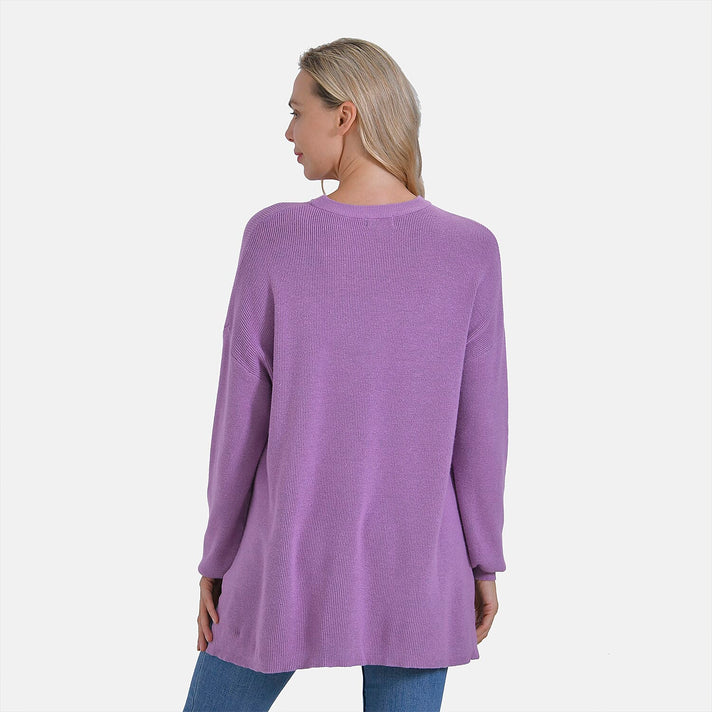La Marey Balloon Sleeve Jumper (Size M) - Purple 7931769 2