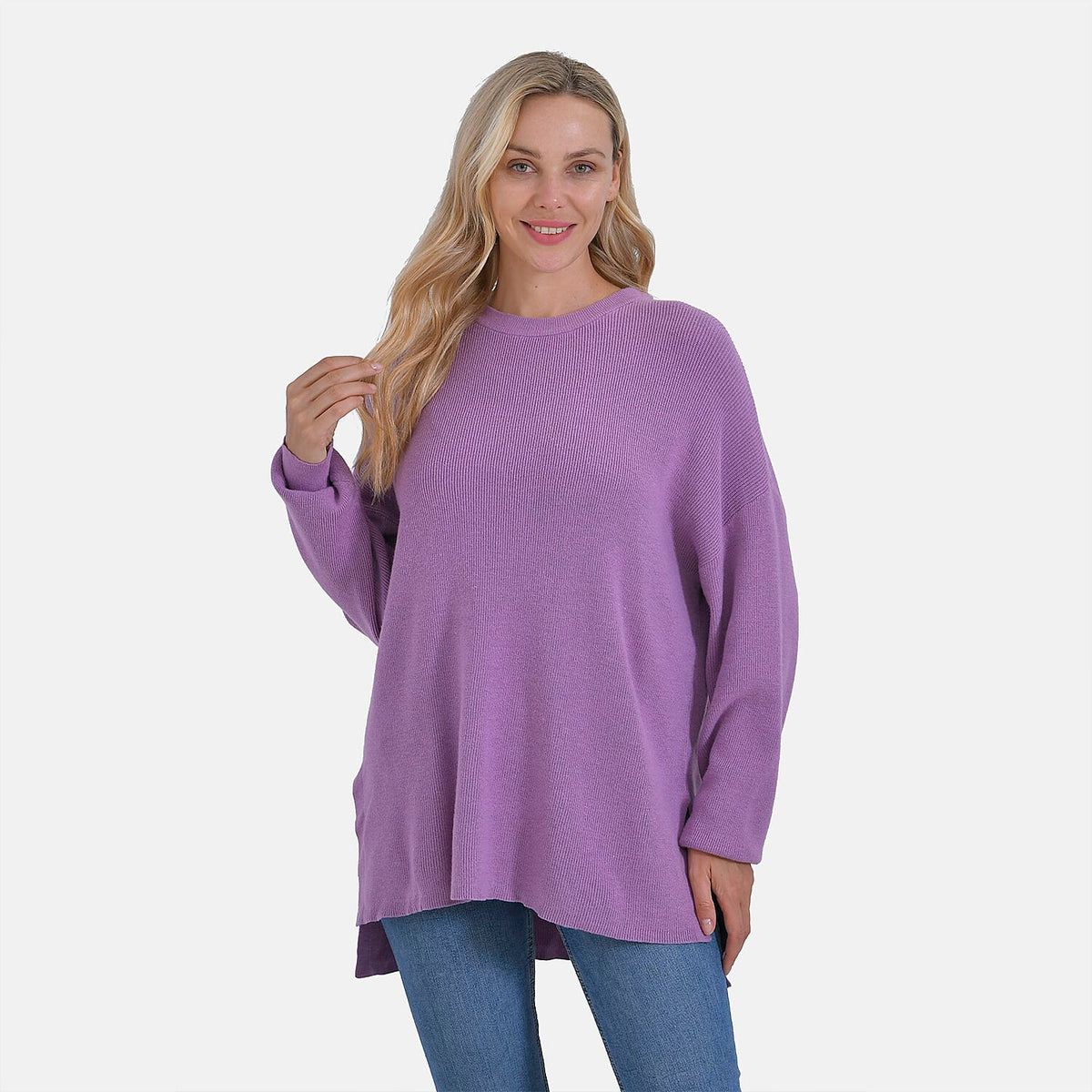 La Marey Balloon Sleeve Jumper (Size 12 to 14) - Purple 7931769 4