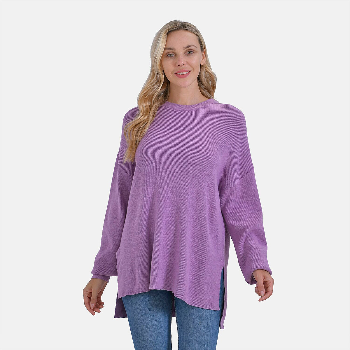 La Marey Balloon Sleeve Jumper (Size 12 to 14) - Purple 7931769 5