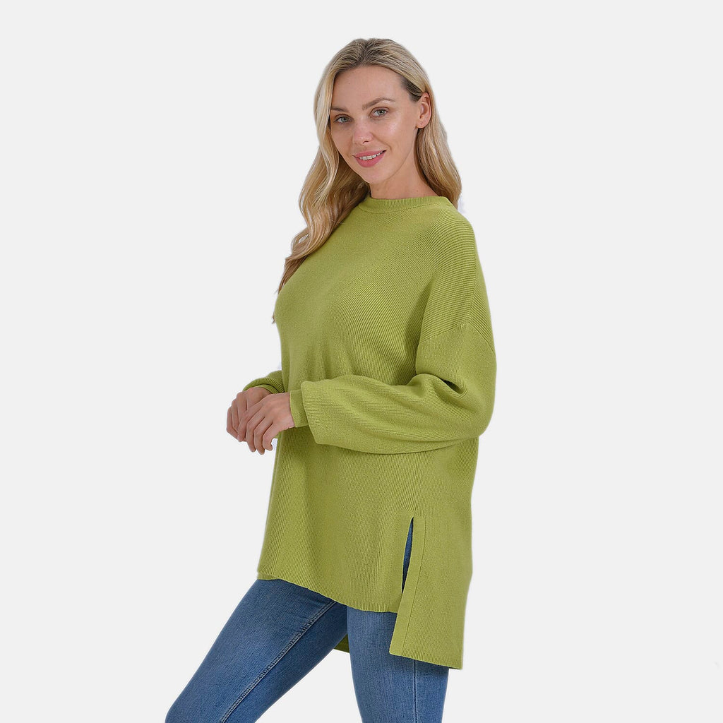 La Marey Balloon Sleeve Jumper (Size M) - Green