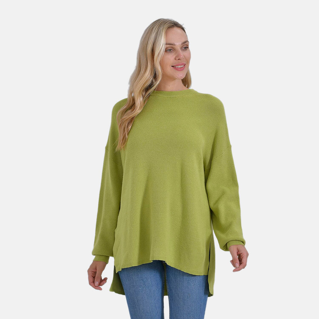 La Marey Balloon Sleeve Jumper (Size M) - Green