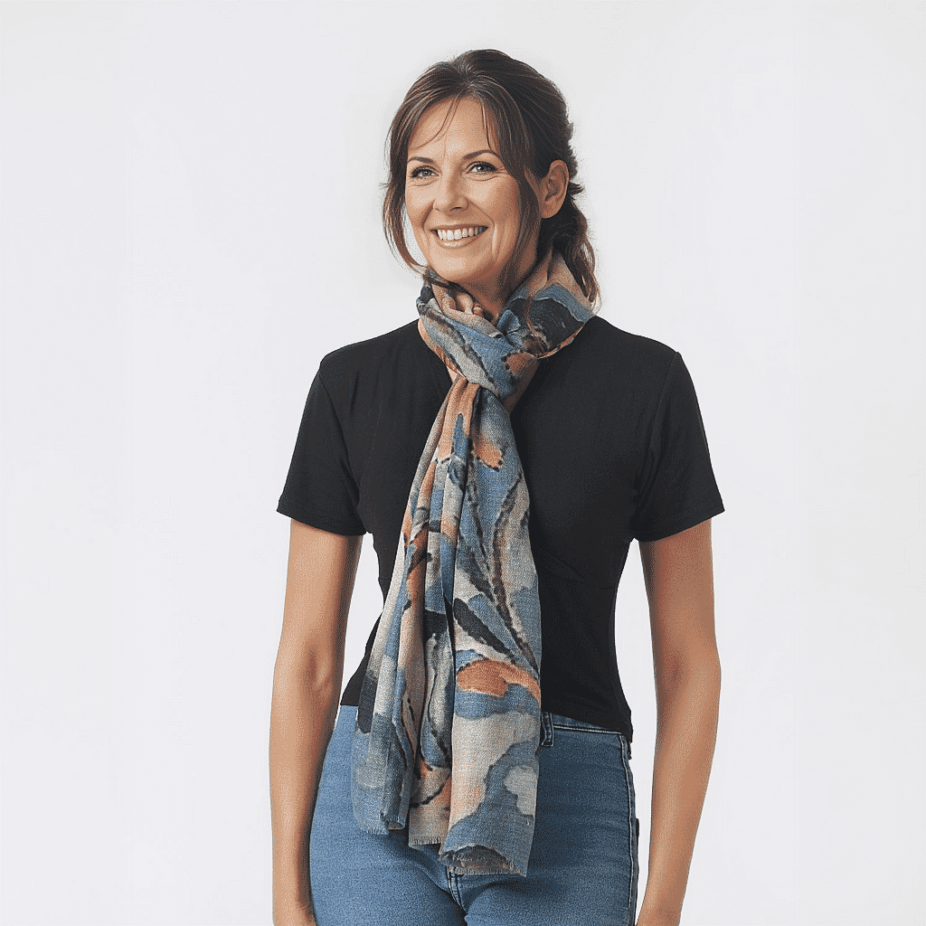 La Marey 100% Cashmere Printed Scarf 7487210 1