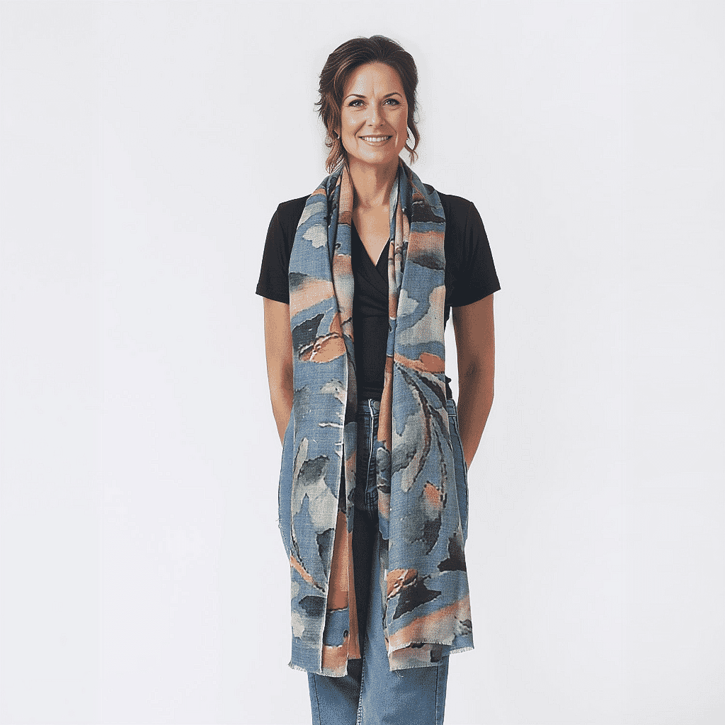 La Marey 100% Cashmere Printed Scarf 7487210 5