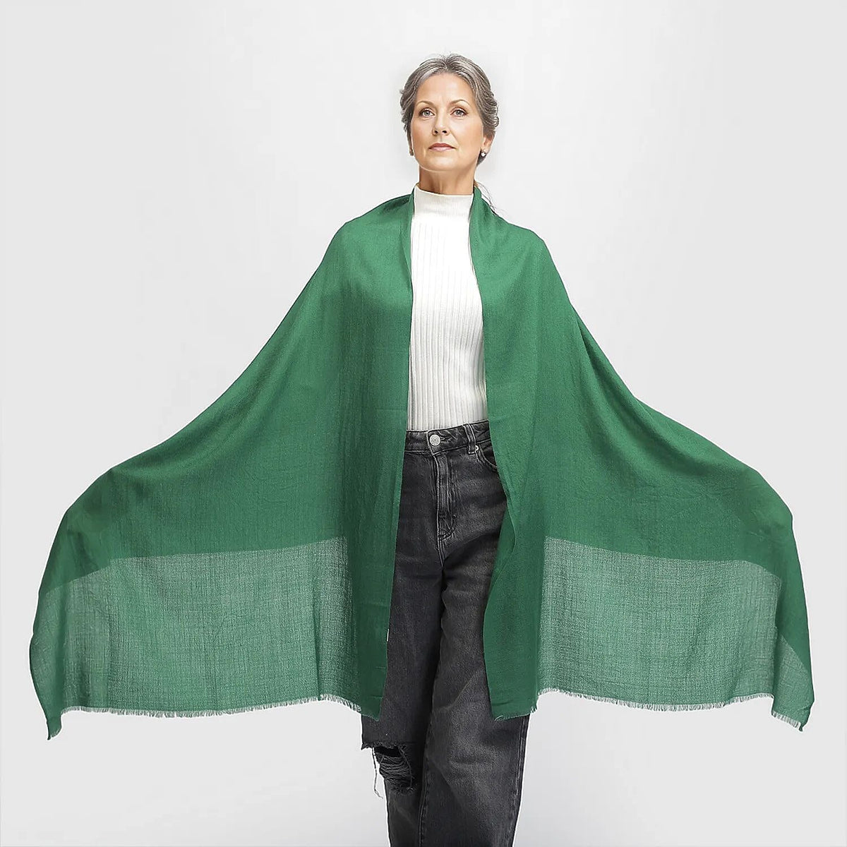 La Marey Cashmere Wool Solid Scarf 7666806 3