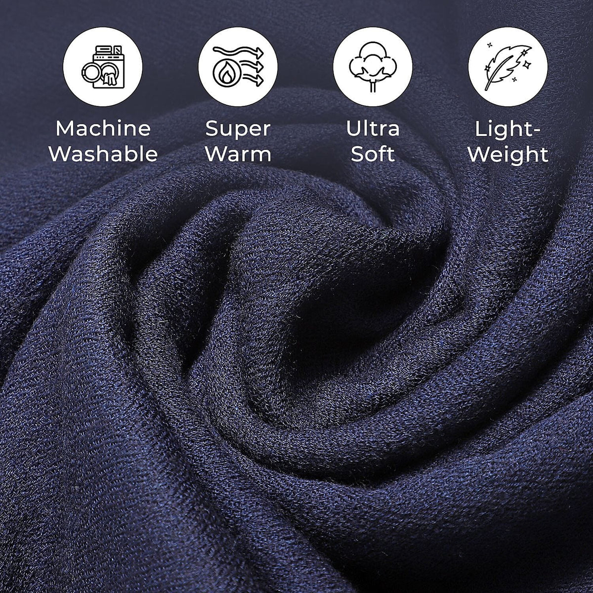 La Marey Cashmere Wool Solid Scarf 7487862 6