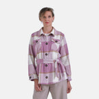La Marey Checked Belted Shirt (Size 16 to 18) - Pink