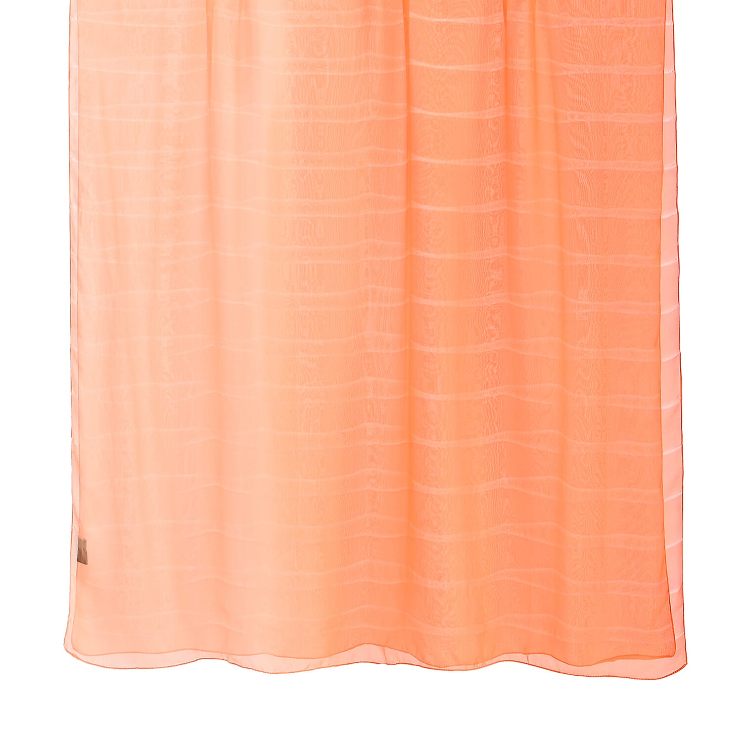 La Marey 100% Mulberry Silk Orange Ombre Scarf (106 x 195cm) 8319325 7