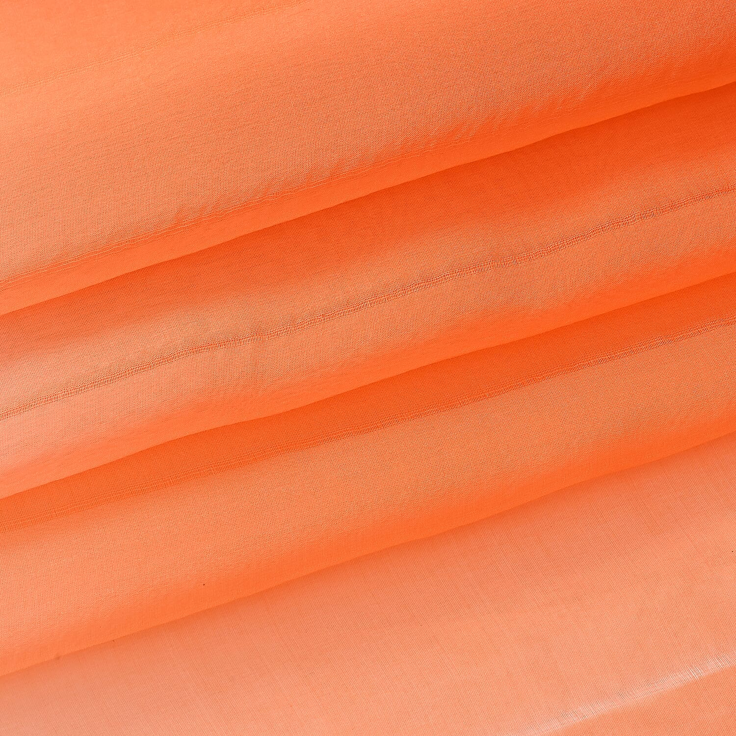 La Marey 100% Mulberry Silk Orange Ombre Scarf (106 x 195cm) 8319325 8