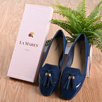La Marey Classic Loafer Shoes (Size 3) - Navy