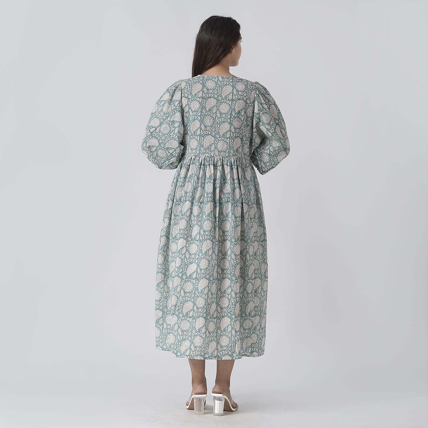 La Marey Cotton Block Dress (Size 123x1 cm) - Black &amp; Navy 7746961 1