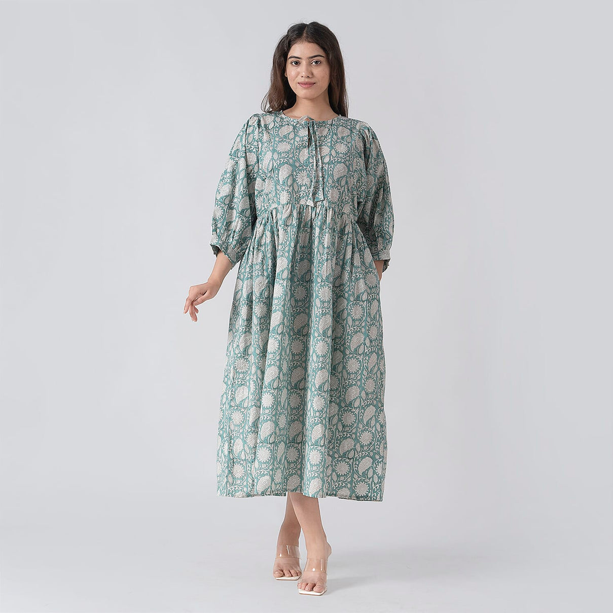 La Marey Cotton Block Dress (Size 130x1 cm) - Black &amp; Navy 7746964 3