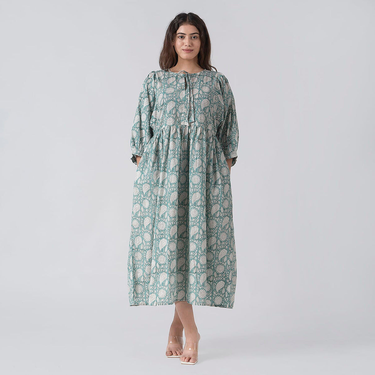 La Marey Cotton Block Dress (Size 132x1 cm) - Black &amp; Navy 7746965 4