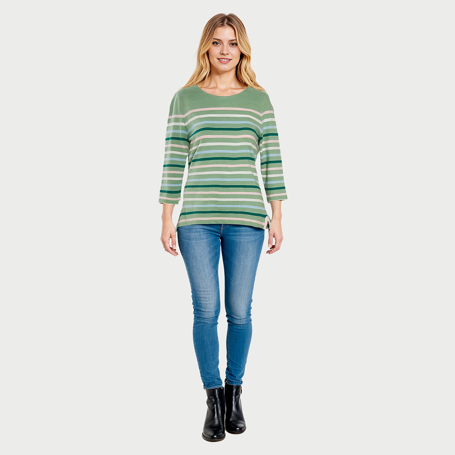 La Marey Cotton Knitted Top - Green V32519720 0
