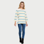 La Marey Cotton Knitted Top - White