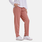La Marey 100% Cotton Casual Capri Trousers (Size 16 to 18) - Pink