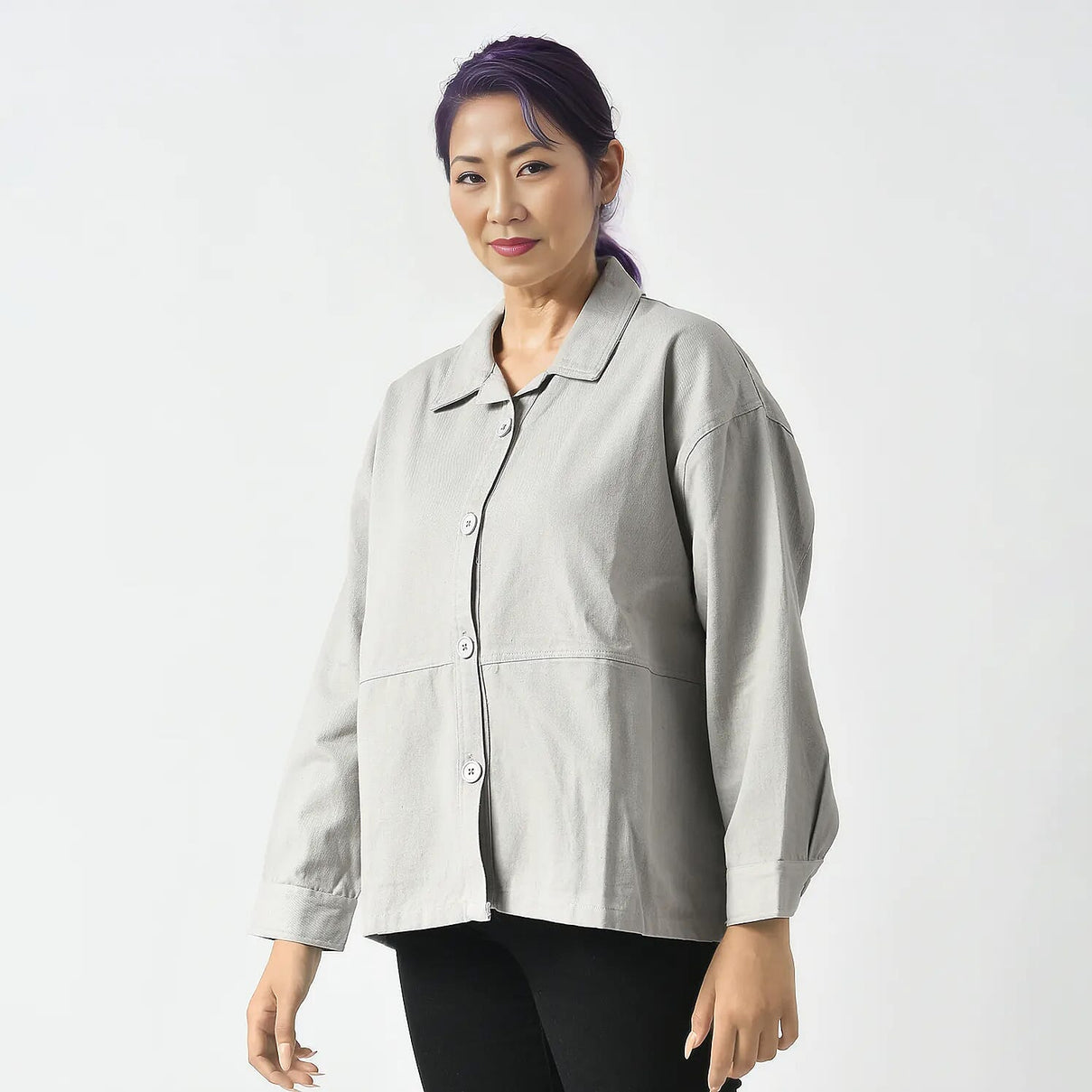 La Marey Pure Cotton Solid Jacket 7666660 3