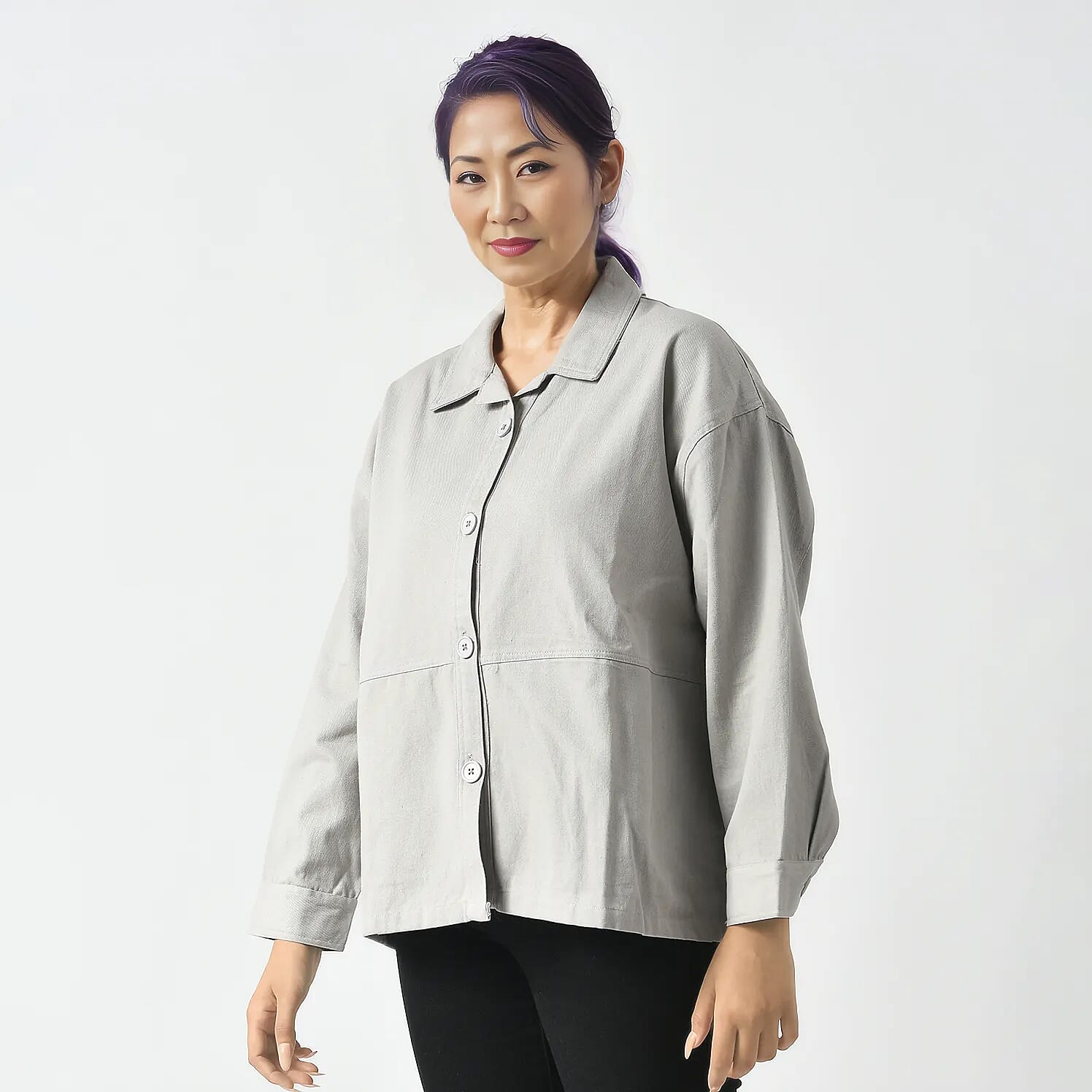 La Marey Pure Cotton Solid Jacket 7666660 3