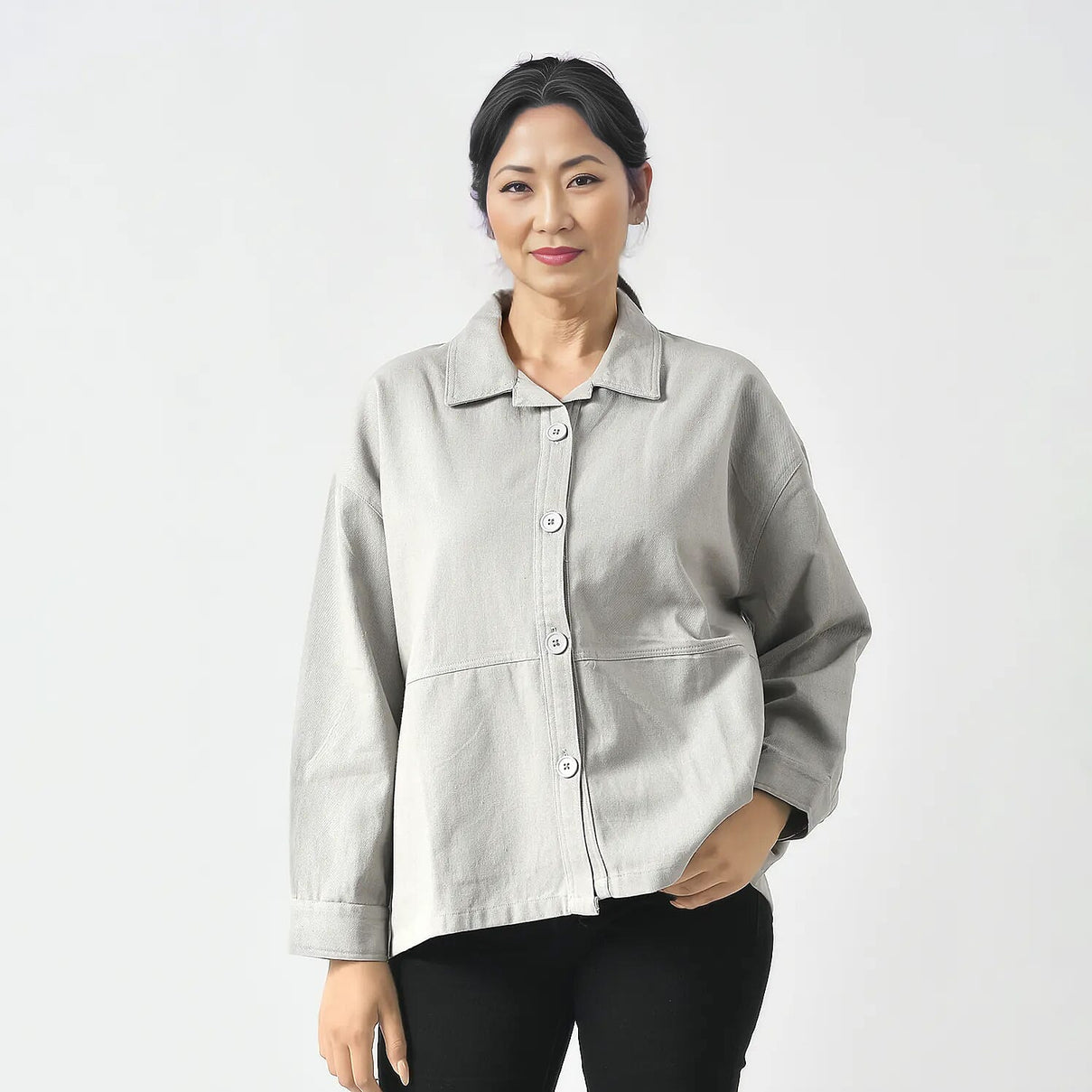 La Marey Pure Cotton Solid Jacket 7666660 4