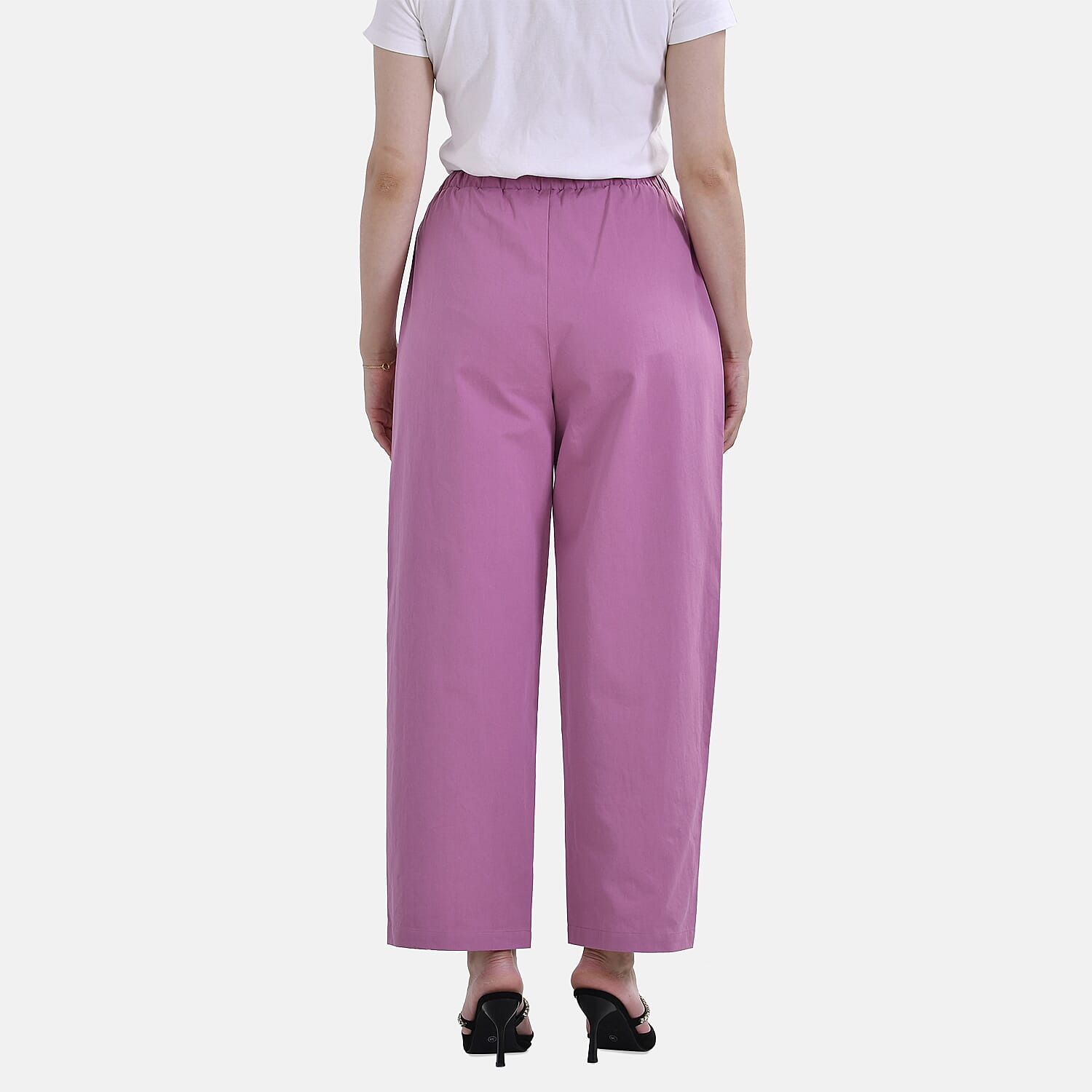 La Marey Cotton Solid Elastic Waistband Trouser 7789510 2
