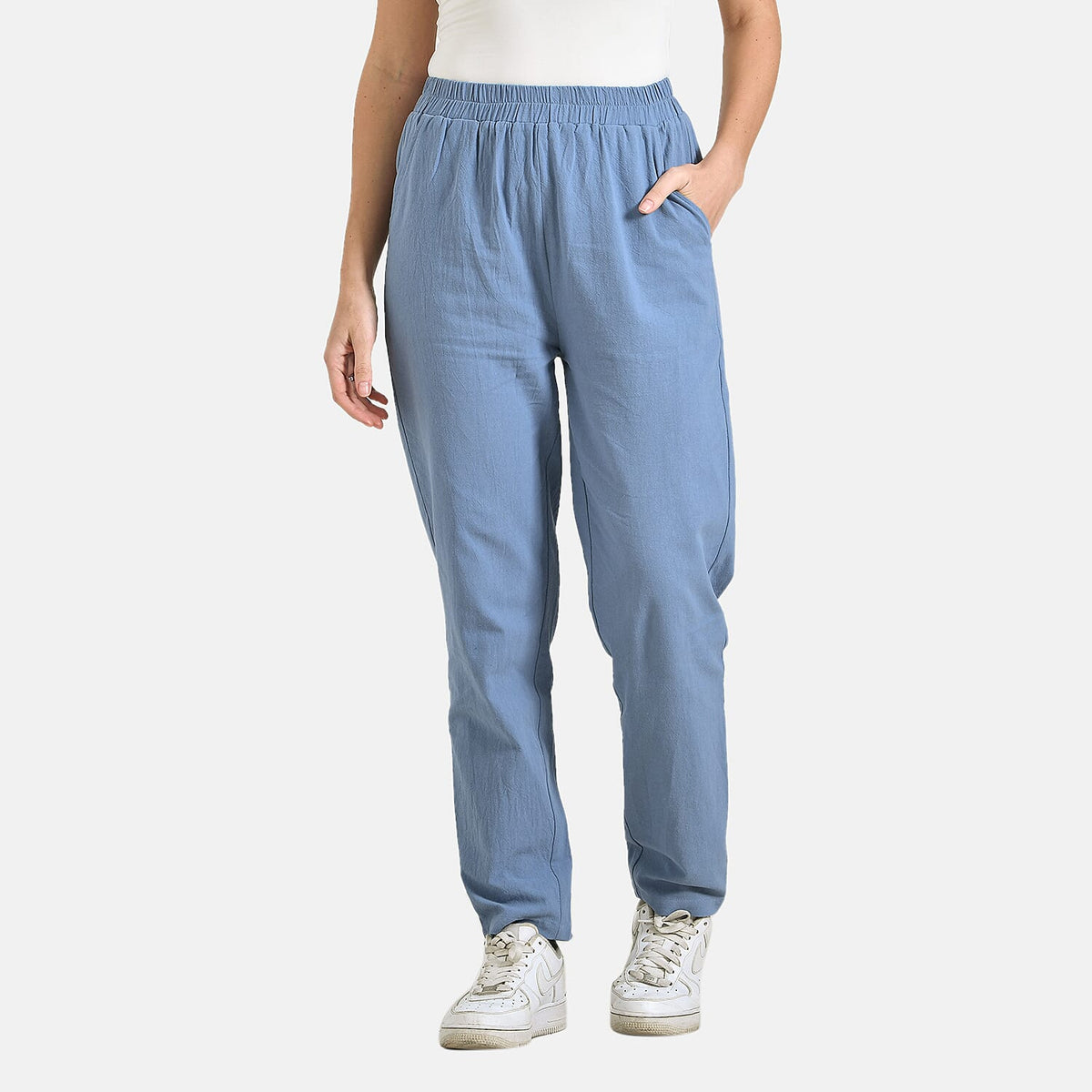 La Marey 100% Cotton Relaxed Fit Capri Trousers V32700424 0