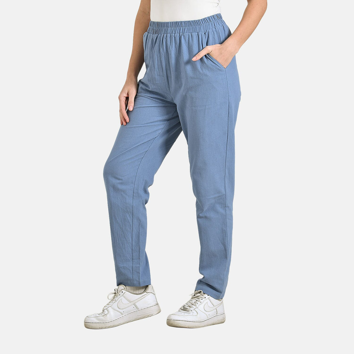 La Marey 100% Cotton Relaxed Fit Capri Trousers V32700424 3