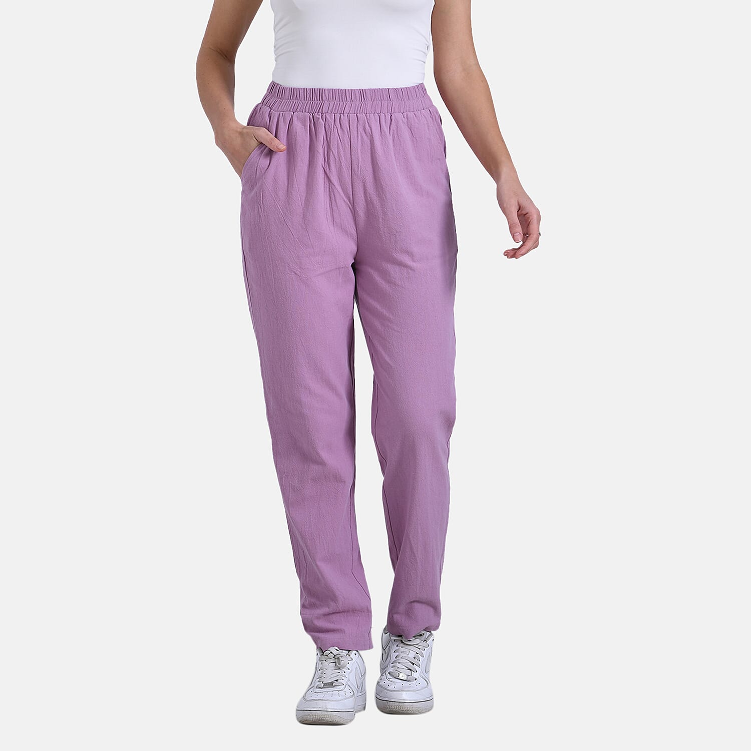 La Marey 100% Cotton Relaxed Fit Capri Trousers 8031168 0