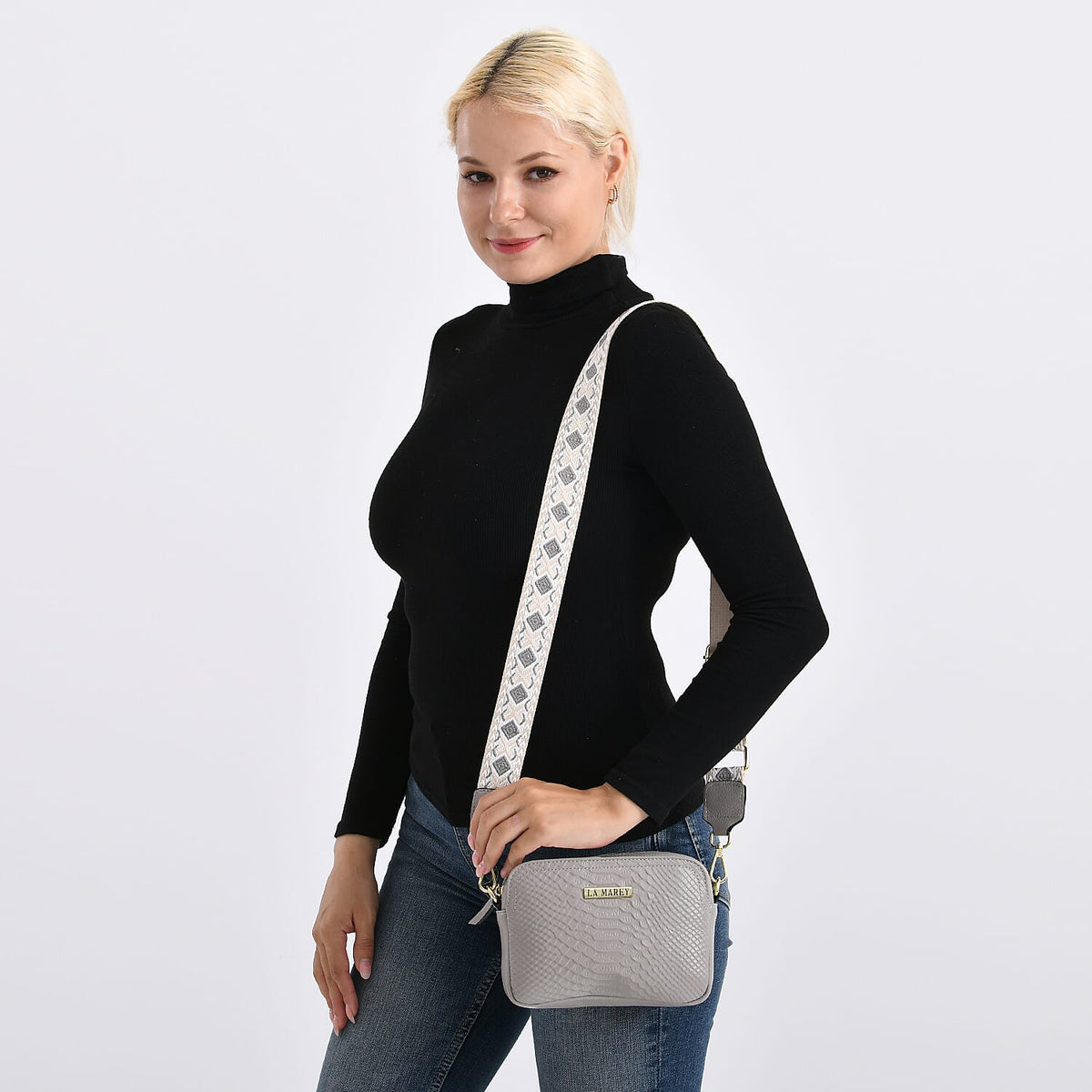 La Marey Crossbody Bag with Adjustable Shoulder Strap 8214364 3