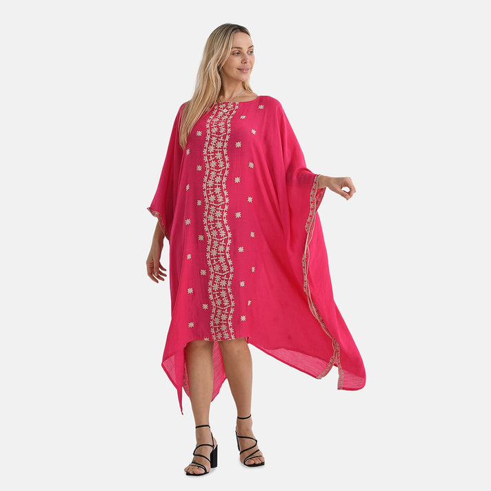 La Marey Elegant Bohemian Style Embroidery Kaftan Dress 8110370 1