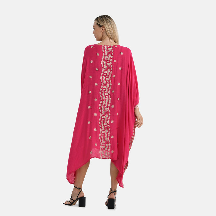 La Marey Elegant Bohemian Style Embroidery Kaftan Dress 8110370 2
