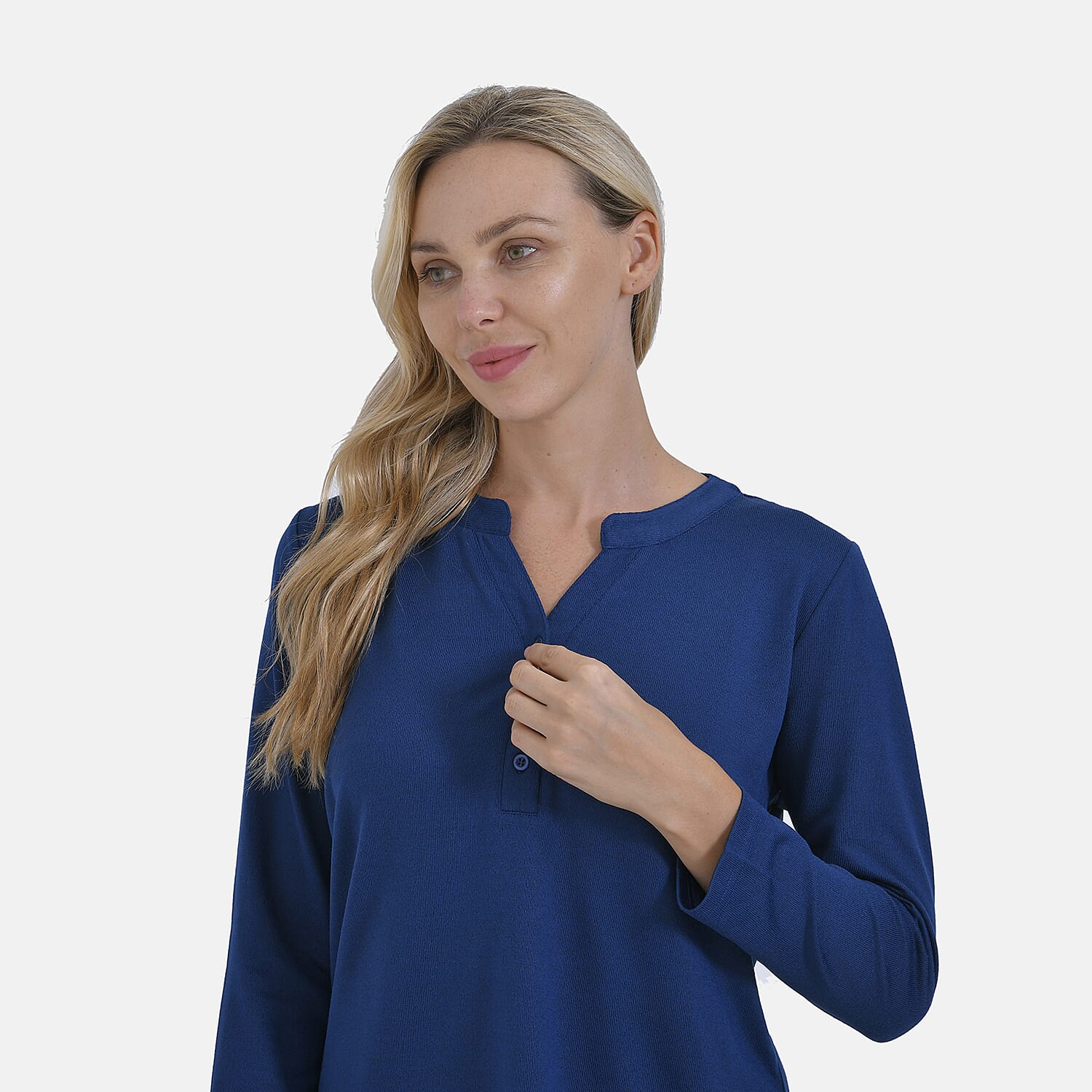 La Marey Rhinestone Embellished Notch-Neck Tee 7860062 7