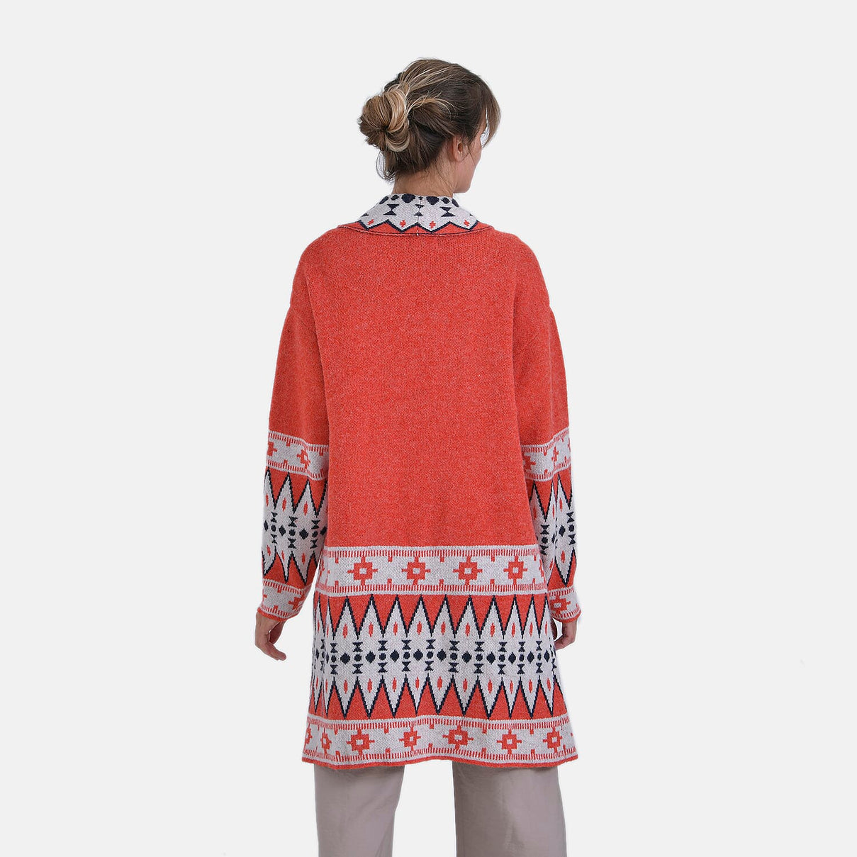 La Marey Graphic Prints Cardigan 7854812 2