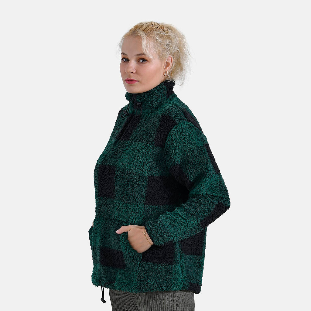 La Marey Half Zip Sweatshirt (Size 8 to 10) - Green