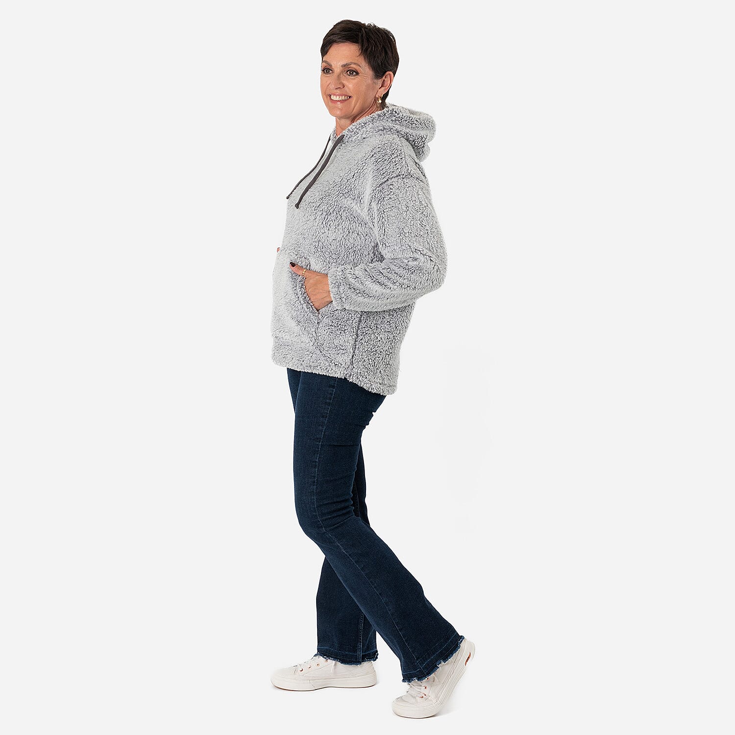 La Marey Fleece Pullover Hoodie (Size M) - Black 8034947 2