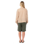La Marey Classic Ladies Linen Jacket (Size 10) - Stone