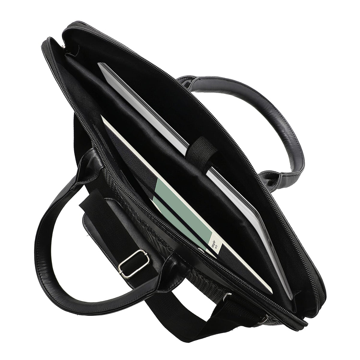 La Marey Laptop Bag with Adjustable Shoulder Strap - Black 7303017 7