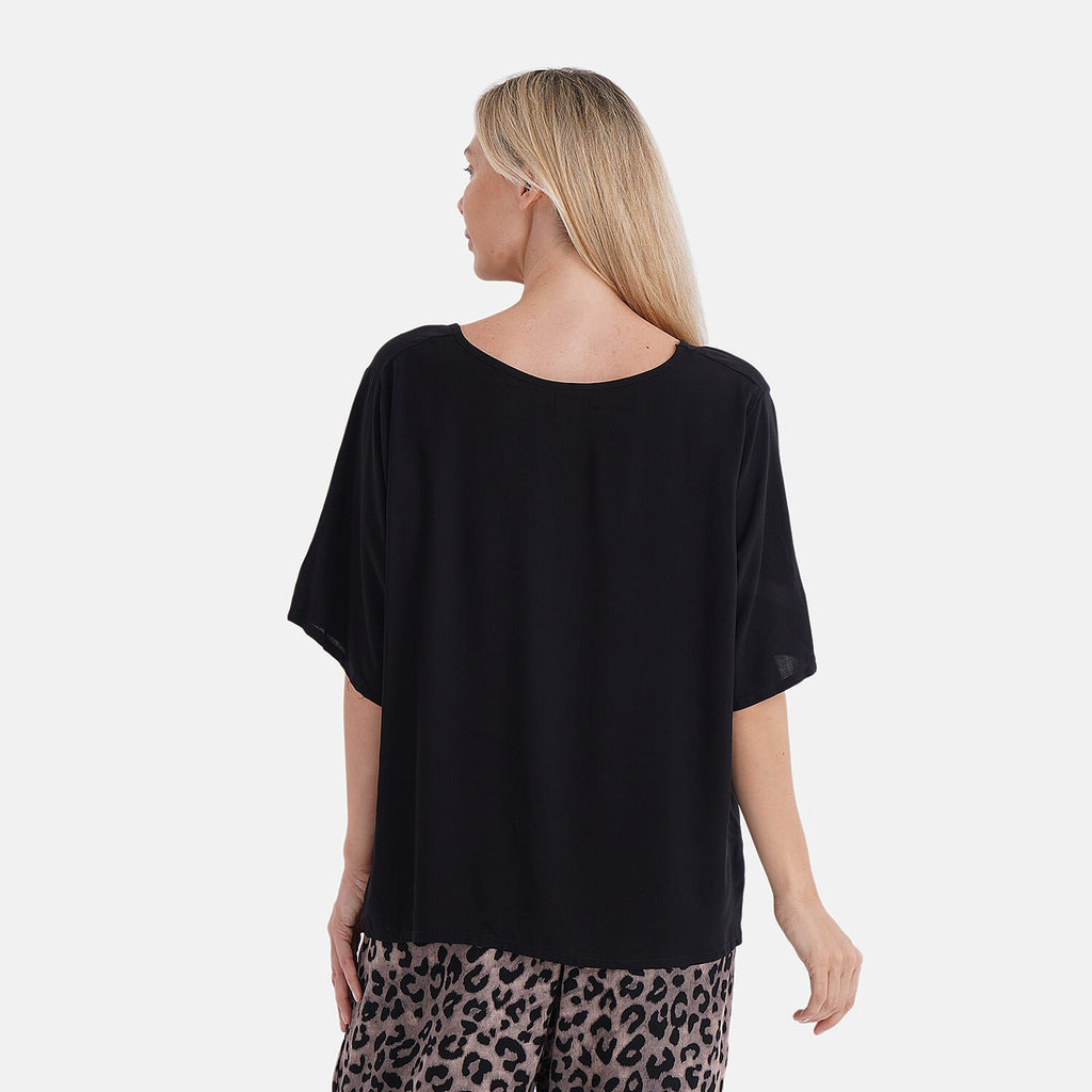 La Marey Leopard Printted Loungwear Co-ords Set (Size M)