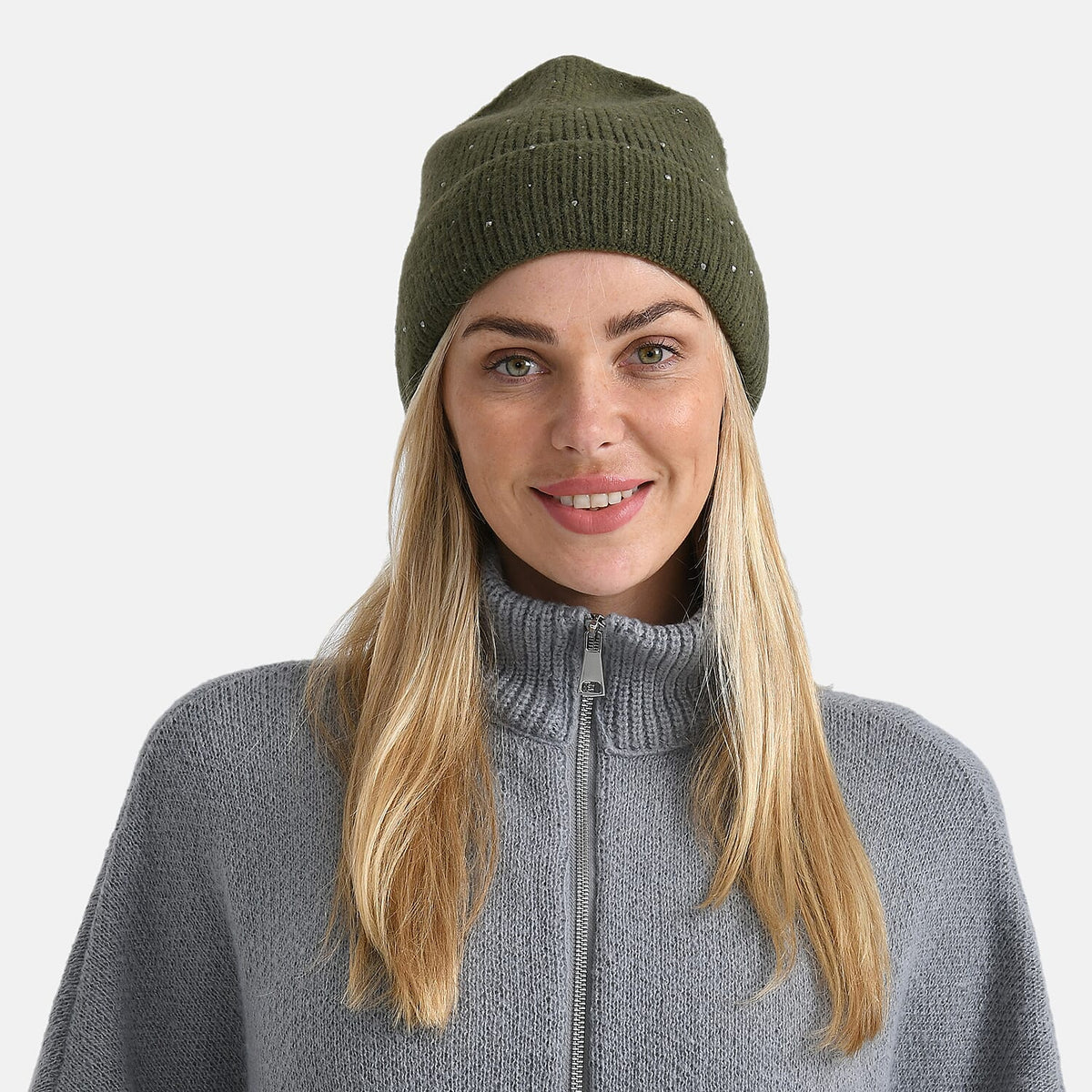 La Marey Beanie Hat with Rhinestones 8249753 4