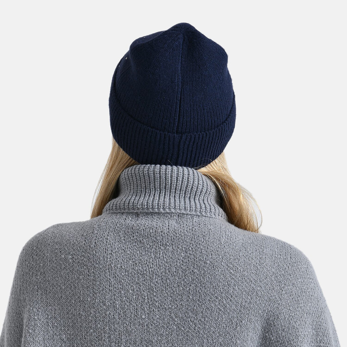 La Marey Beanie Hat with Rhinestones V32611616 2